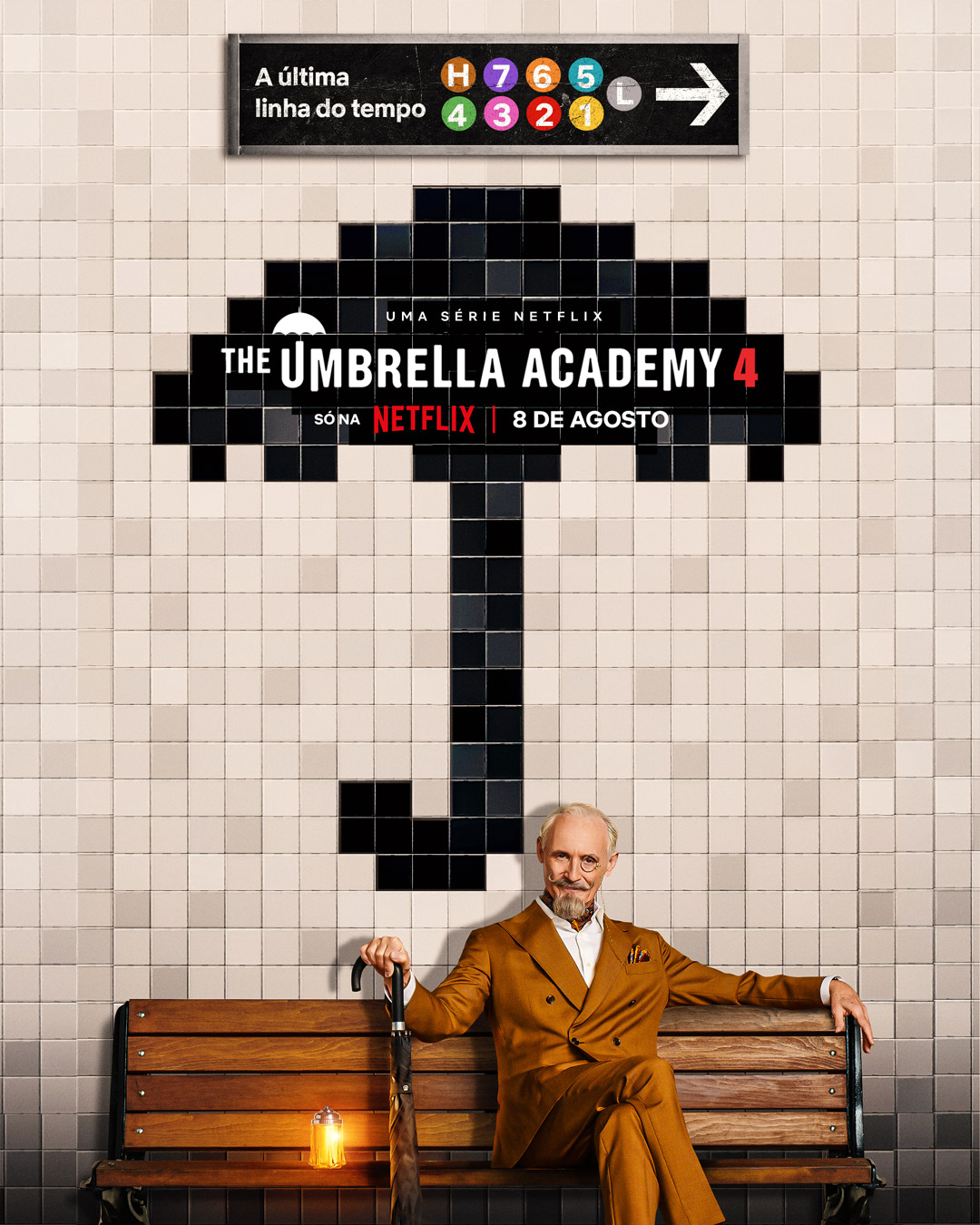 Novos pôsteres de personagens para a 4ª temporada de The Umbrella Academy, que estreia dia 8 de agosto, foram revelados.